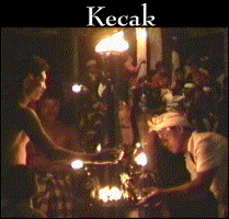 Preparation for the Kecak Dance in Jungjungan