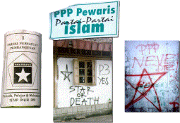 Political Ads and Graffiti for PPP